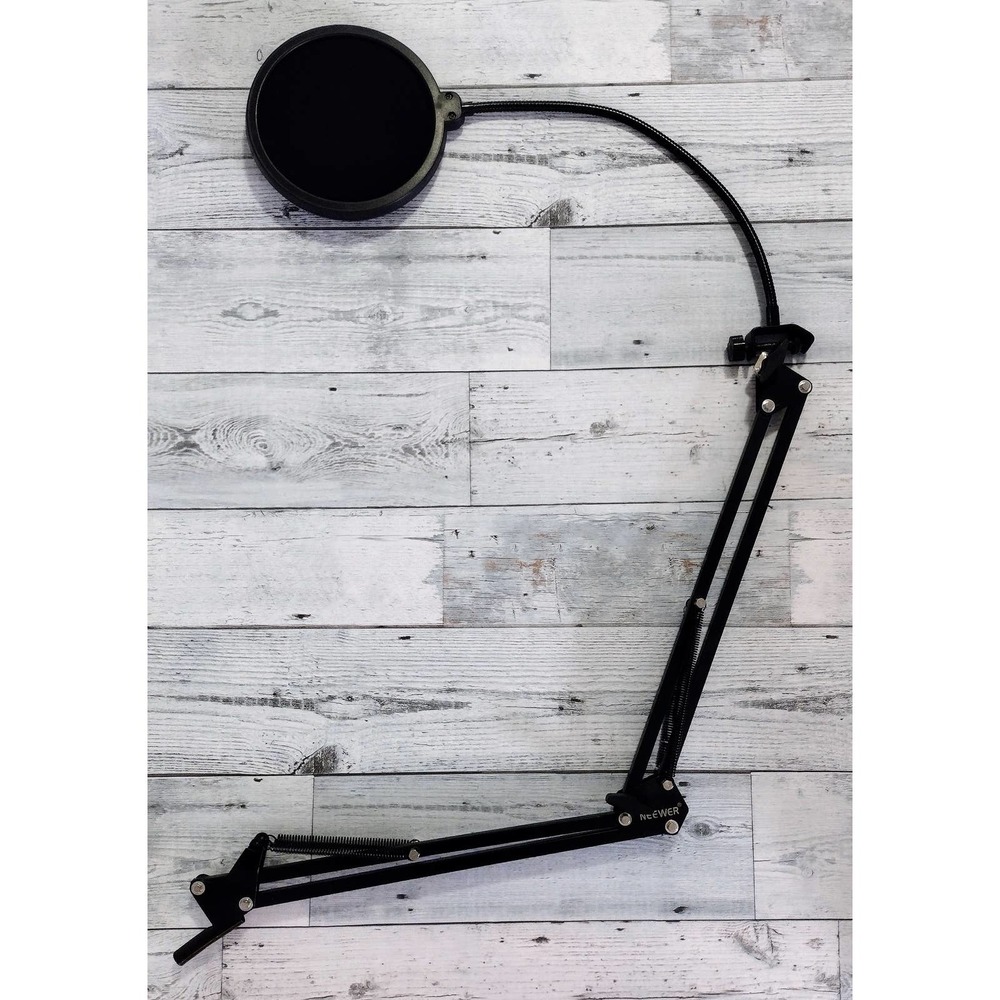 Neewer Scissor Arm & Mic Filter. As Is & As Shown! Black!